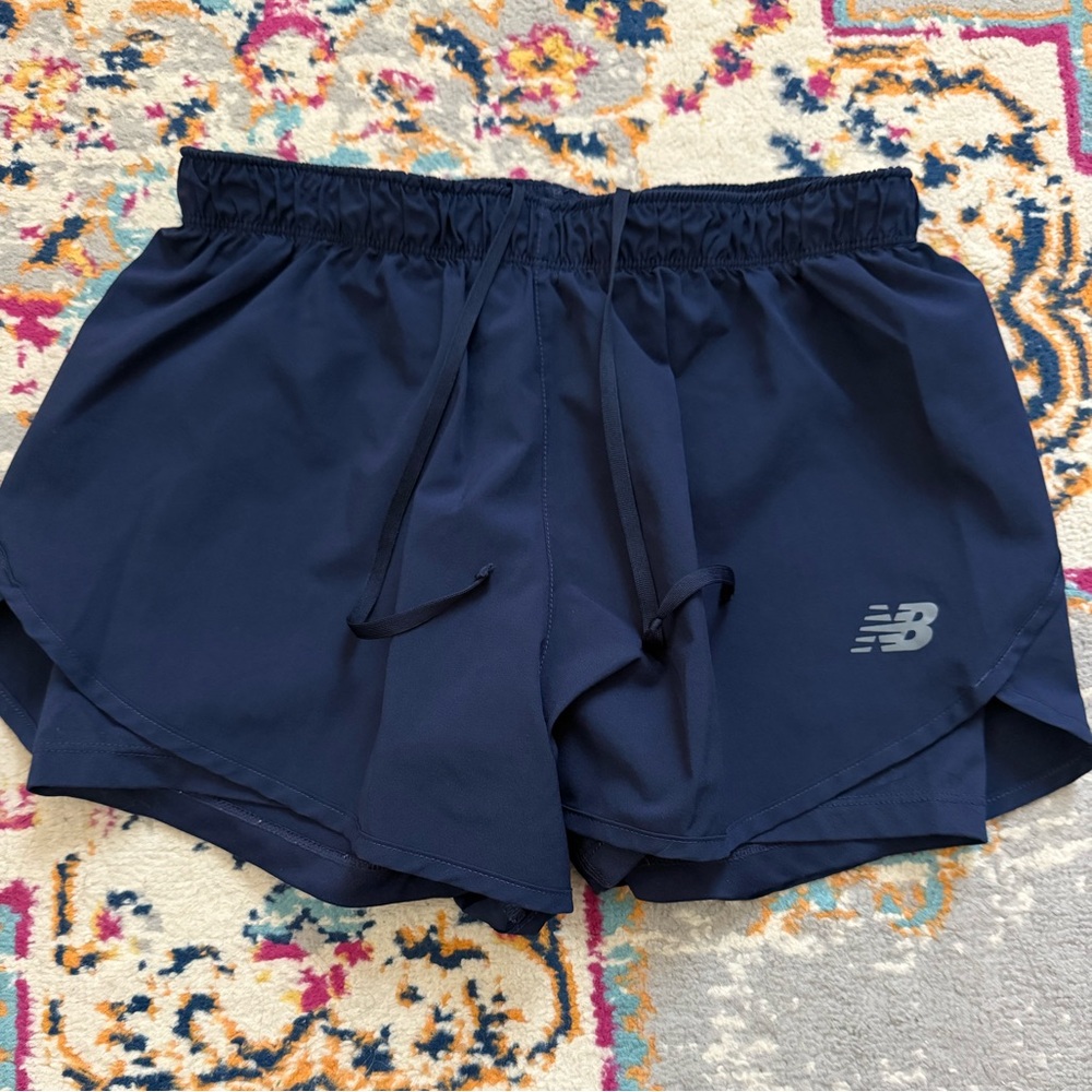 New Balance Women's Dark Blue Athletic Shorts